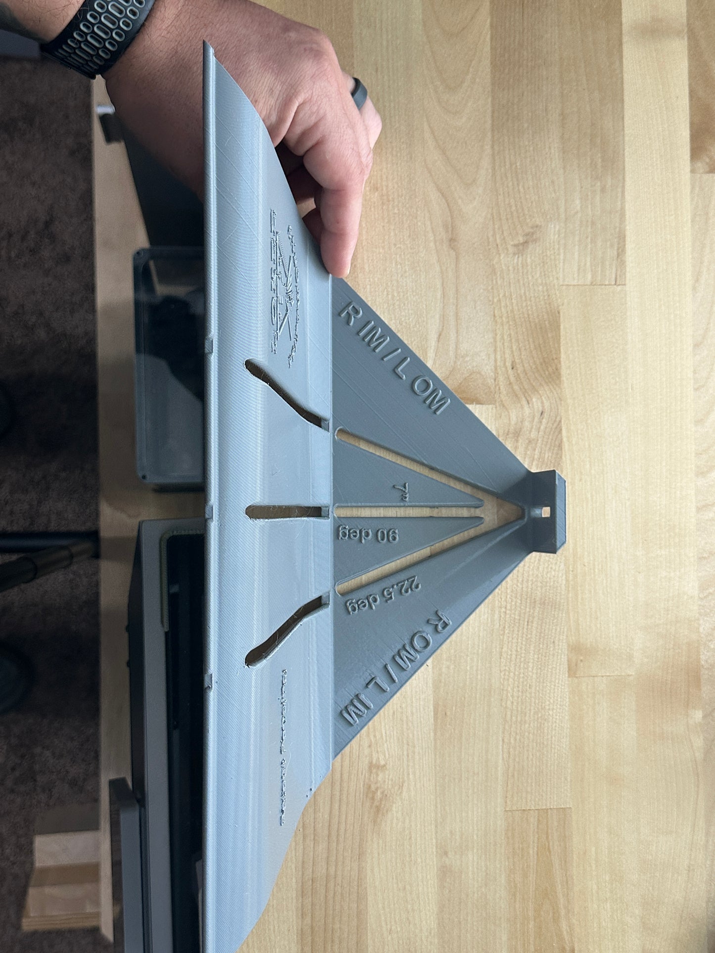 7" K Style Miter Template