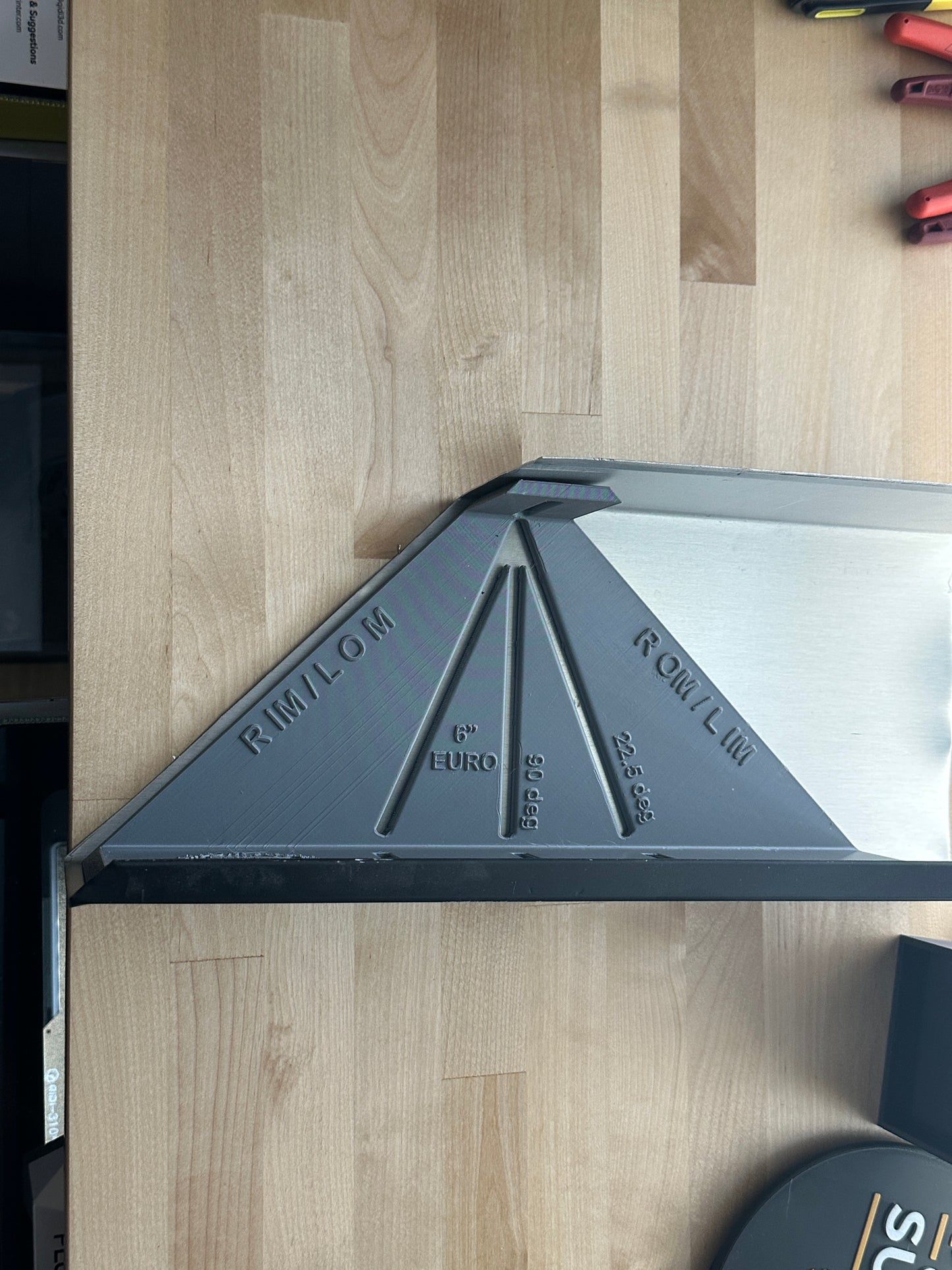 6" Euro Box Miter Template