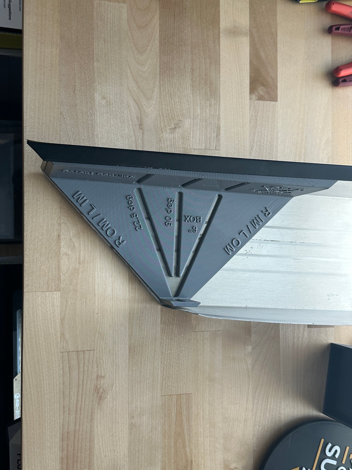 6" Box Miter Template