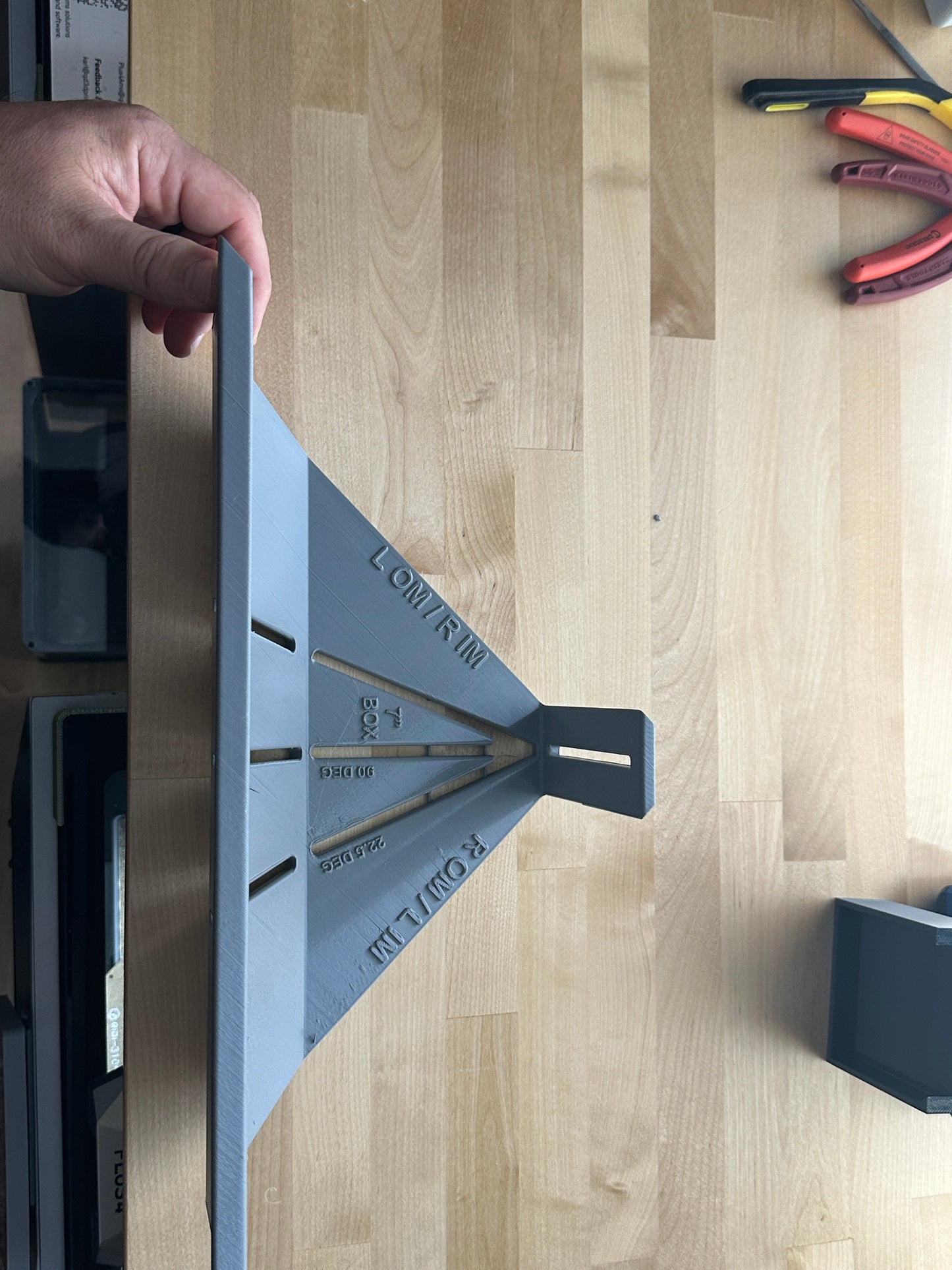 7' Box (D Face) Miter Template